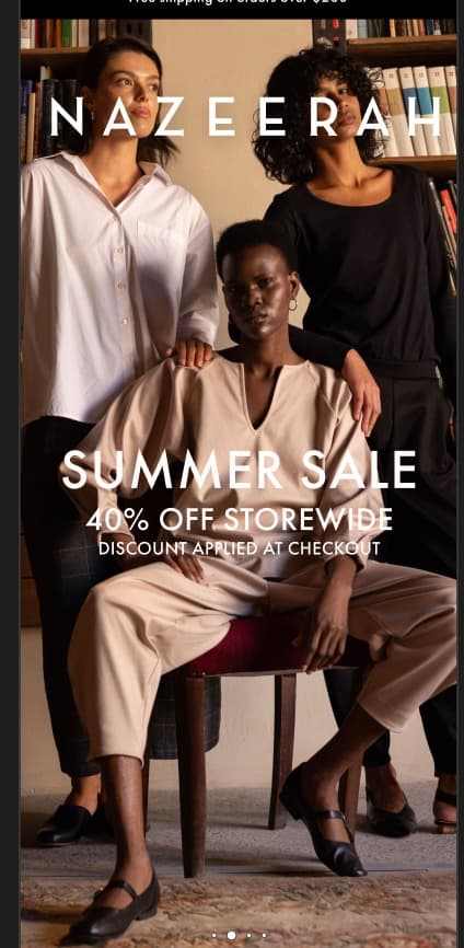 Nazeerah brand identity